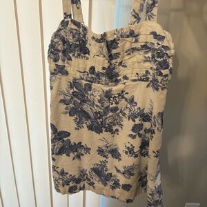 White floral romper